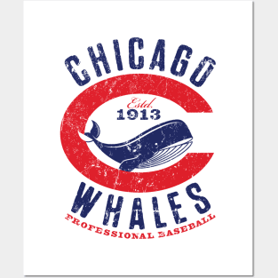 Chicago Whales Posters and Art